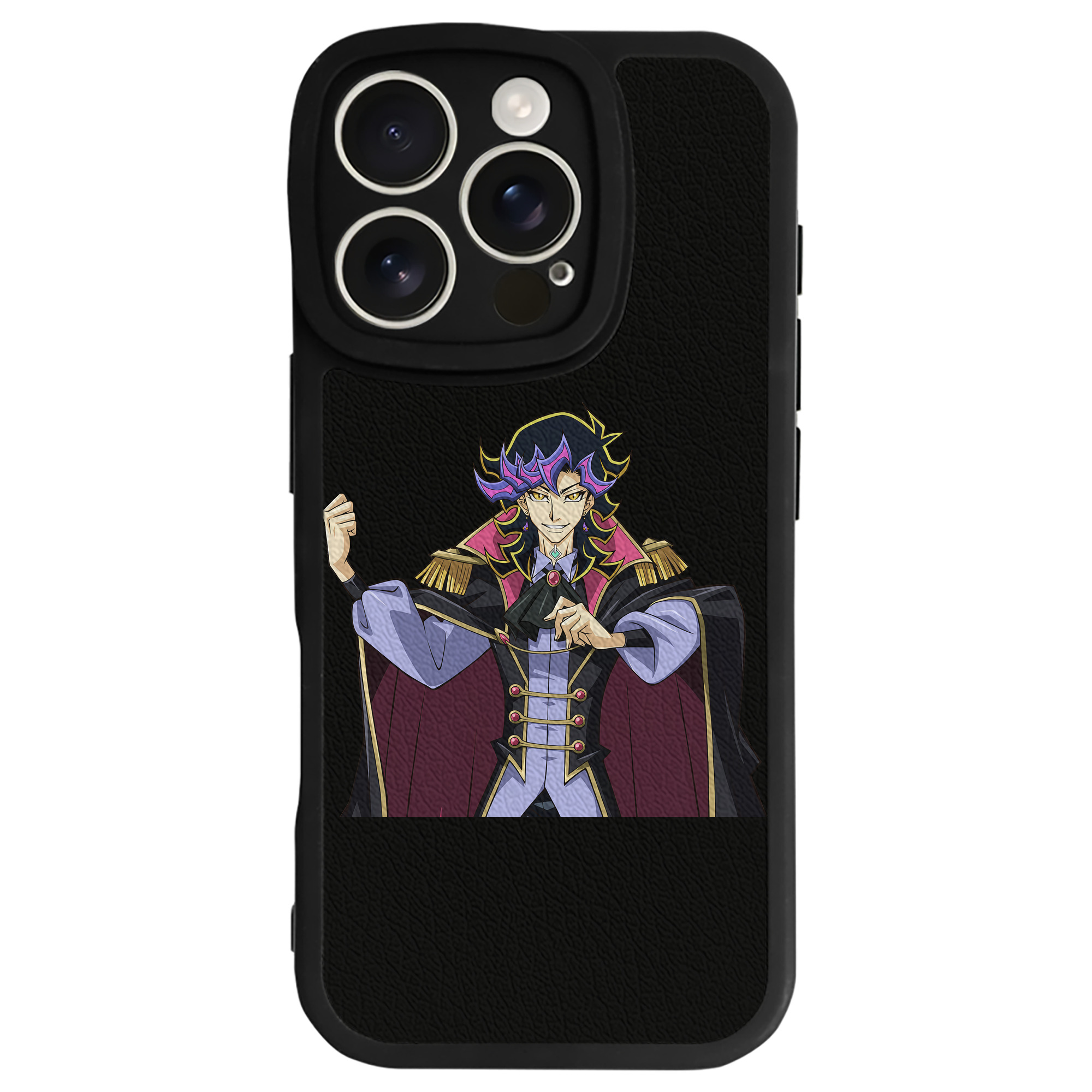 （画像用） 遊☆戯☆王 Yu-Gi-Oh! 【iPhone 16シリーズ対応】シリコンスマホケース（レザー調） 材質：シリコン
